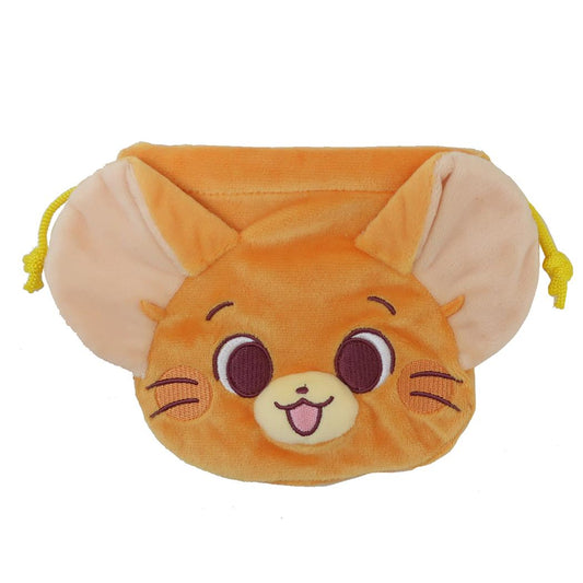 トムとジェリー 巾着袋 ぬいぐるみきんちゃく とむとじぇりーごっこ ひらがな じぇりー ワーナーブラザース ティーズファクトリー きんちゃくポーチ 小物入れ キャラクター グッズ メール便可 シネマコレクション