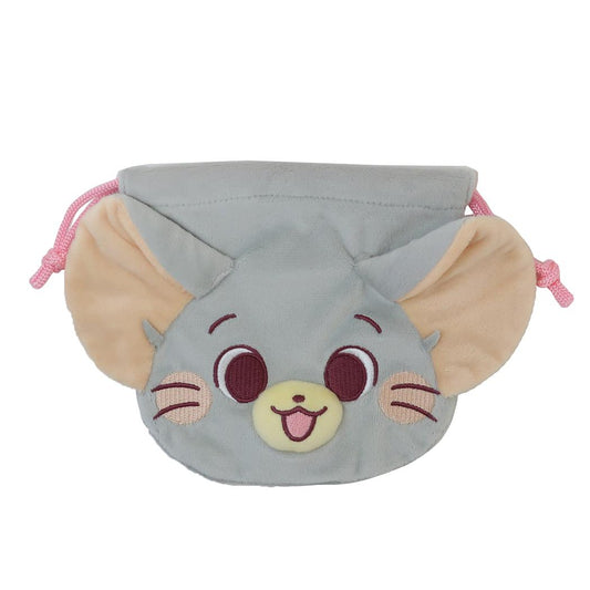 トムとジェリー 巾着袋 ぬいぐるみきんちゃく とむとじぇりーごっこ ひらがな たふぃー ワーナーブラザース ティーズファクトリー きんちゃくポーチ 小物入れ キャラクター グッズ メール便可 シネマコレクション
