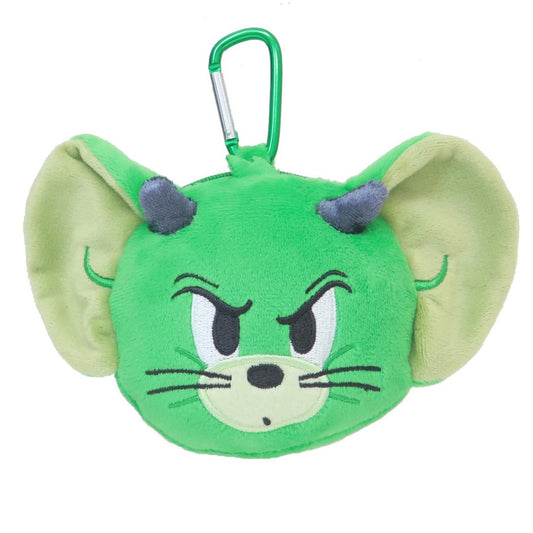 トム＆ジェリー ミニポーチ カラビナ付きぬいぐるみファスナーマスコット 悪魔ジェリー ワーナーブラザース ティーズファクトリー 小物入れ キャラクター グッズ シネマコレクション