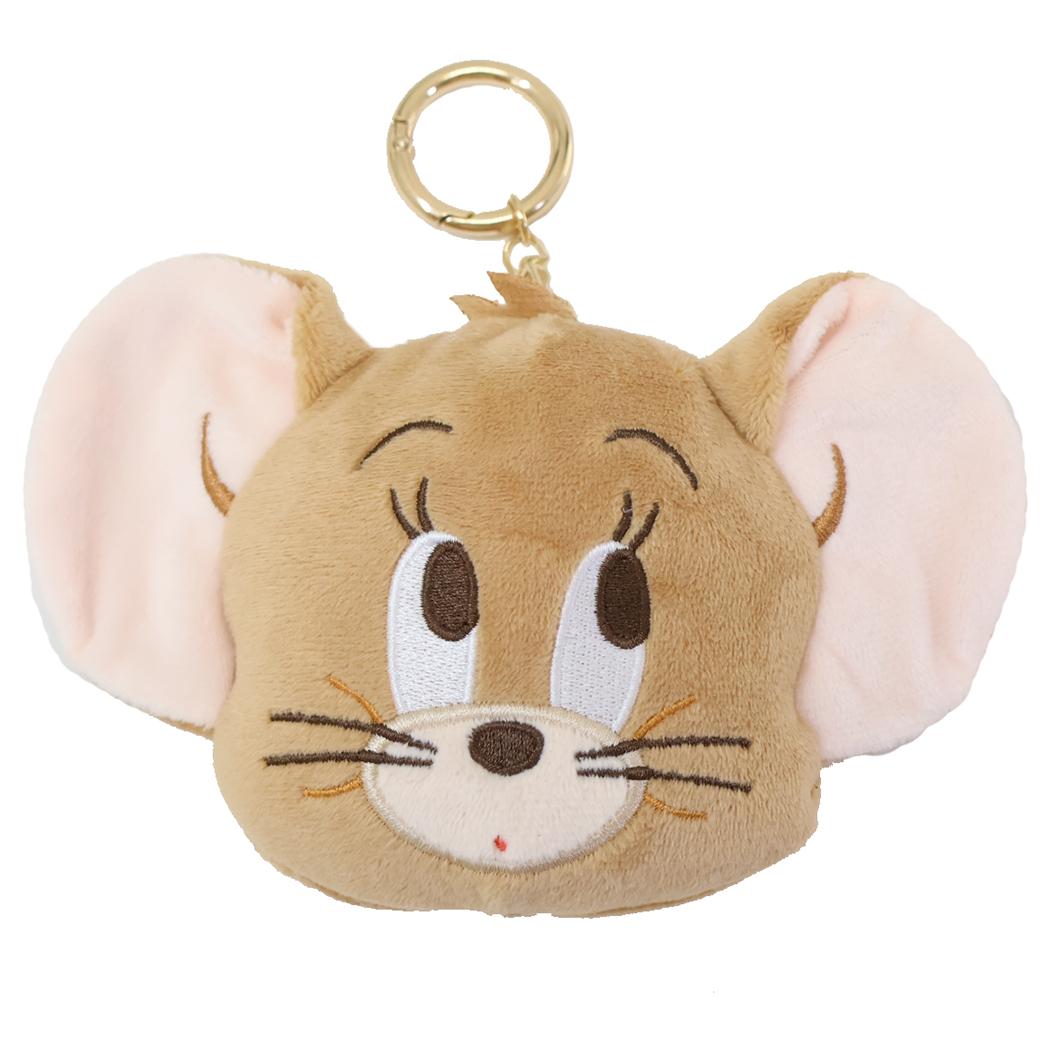 トムとジェリー マスコット カラビナ付きぬいぐるみファスナーマスコット おすましフェイス JR ジェリー ワーナーブラザース ティーズファクトリー 小物入れ キャラクター グッズ シネマコレクション