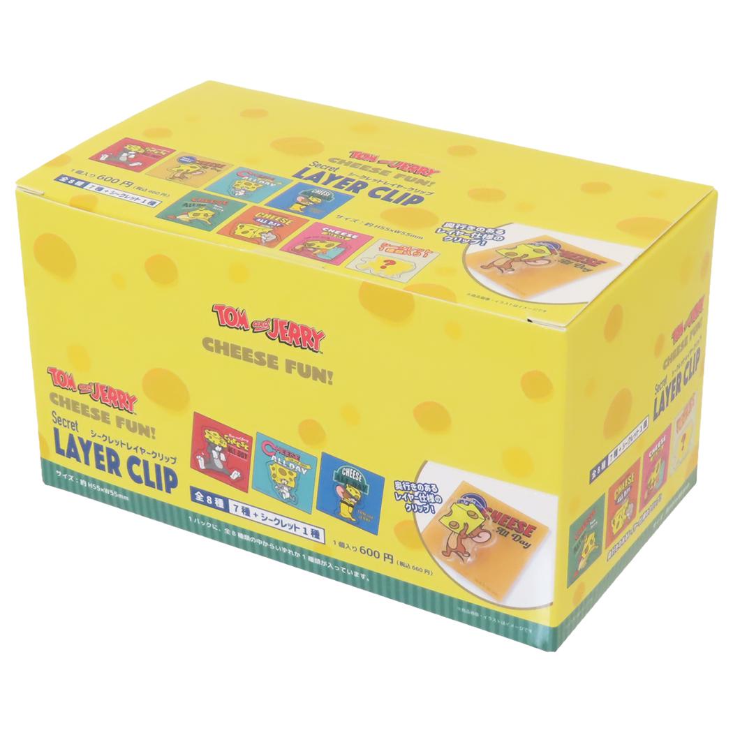 トムとジェリー クリップ シークレットレイヤークリップ 全8種 8個入セット CHEESE FUN！ ワーナーブラザース ティーズファクトリー コレクション雑貨 まとめ買い キャラクター グッズ シネマコレクション