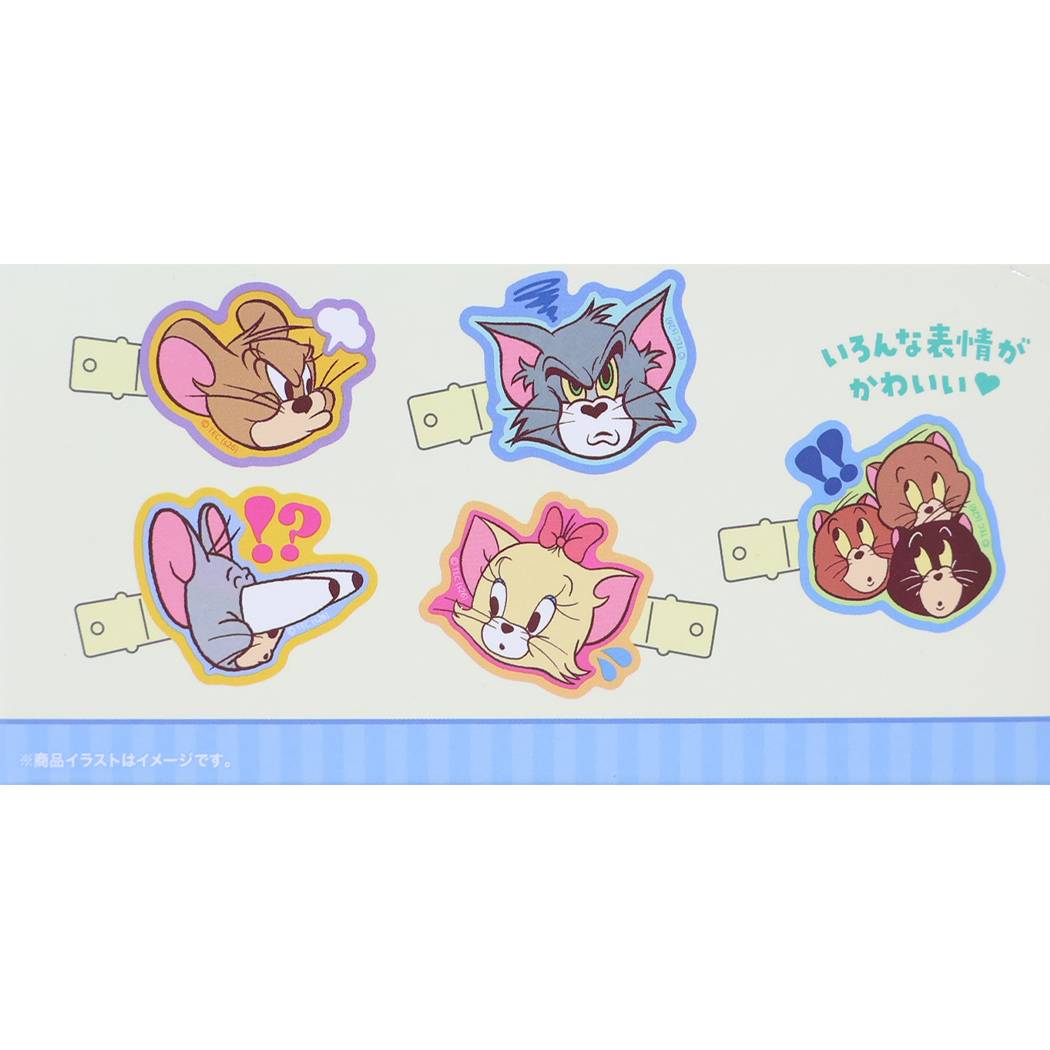トムとジェリー ヘアクリップ トレーディング 前髪クリップ いろいろフェイス 全10種 BOX 10個入セット ワーナーブラザース