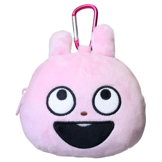 スタジオUG ミニポーチ カラビナ付きぬいぐるみファスナーマスコット ラブラビット