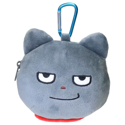 スタジオUG ミニポーチ カラビナ付きぬいぐるみファスナーマスコット わるめのねこ
