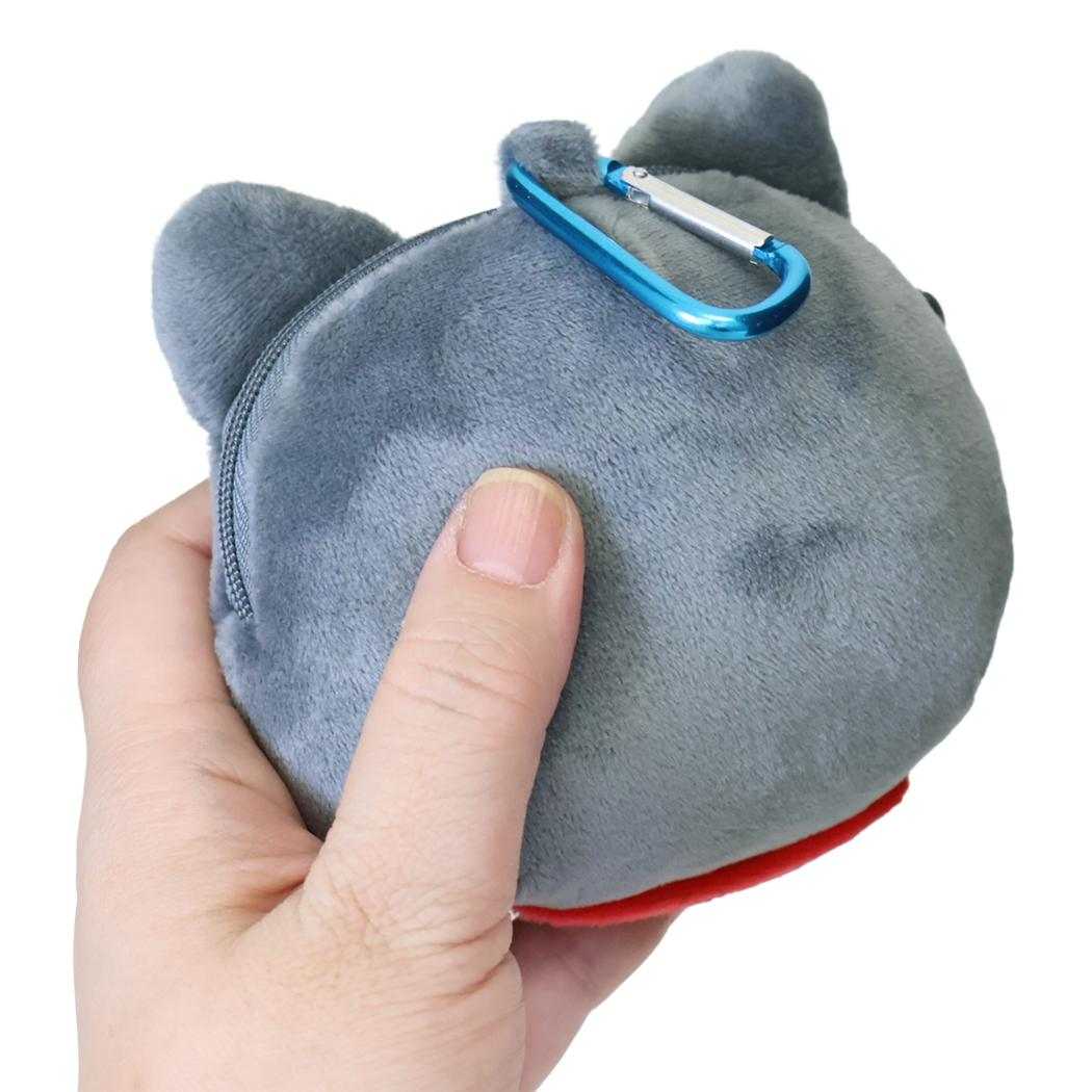 スタジオUG ミニポーチ カラビナ付きぬいぐるみファスナーマスコット わるめのねこ