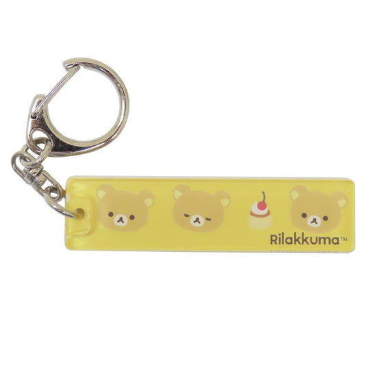 リラックマ キーリング アクリルスティックキーホルダー BASIC サンエックス 牛久保工芸社 アクリルキーホルダー アクキー キャラクター グッズ メール便可 シネマコレクション