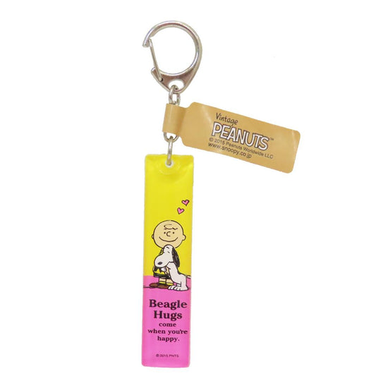 スヌーピー キーリング アクリルスティックキーホルダー 大 ヴィンテージ スヌーピー＆チャーリーブラウン ピーナッツ 牛久保工芸社 アクリルキーホルダー アクキー キャラクター グッズ メール便可 シネマコレクション