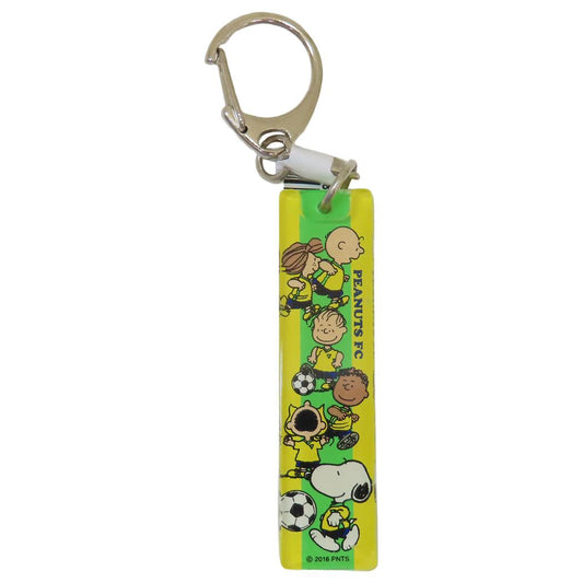 スヌーピー キーリング アクリルスティックキーホルダー サッカー ピーナッツ 牛久保工芸社 アクリルキーホルダー アクキー キャラクター グッズ メール便可 シネマコレクション
