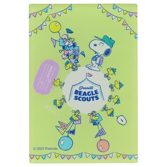 スヌーピー 磁石 アクリルマグネット BEAGLE SCOUTS テント集合 ピーナッツ 牛久保工芸社 冷蔵庫 キッチン キャラクター グッズ メール便可 シネマコレクション
