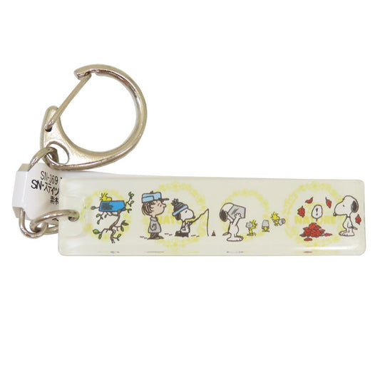 スヌーピー キーリング アクリルスティックキーホルダー LOVES NATURE Fall＆Winter ピーナッツ 牛久保工芸社 アクリルキーホルダー アクキー キャラクター グッズ メール便可 シネマコレクション