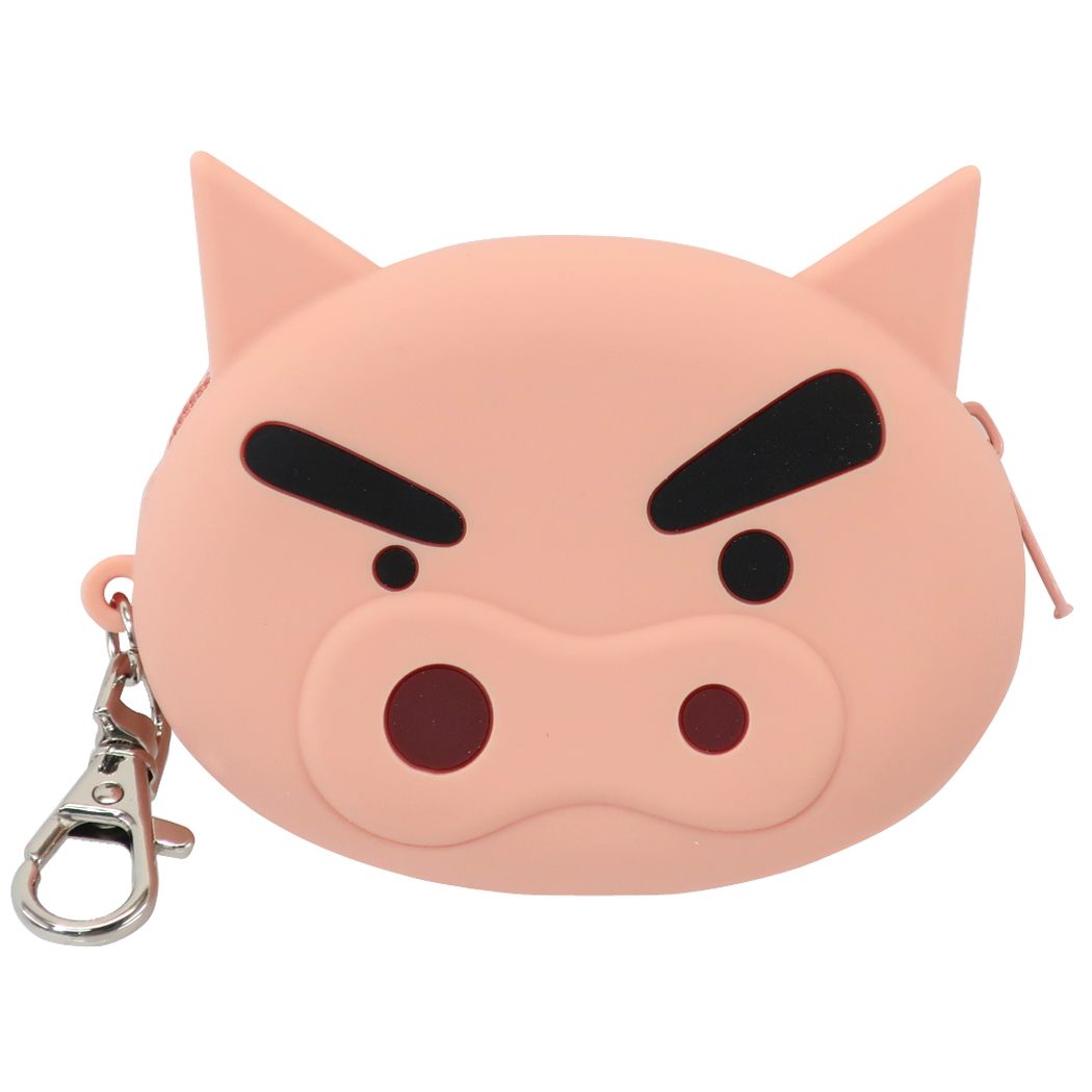 クレヨンしんちゃんミニポーチダイカットシリコンフェイスポーチぶりぶりざえもんコレクションアニメキャラクターグッズシネマコレクション
