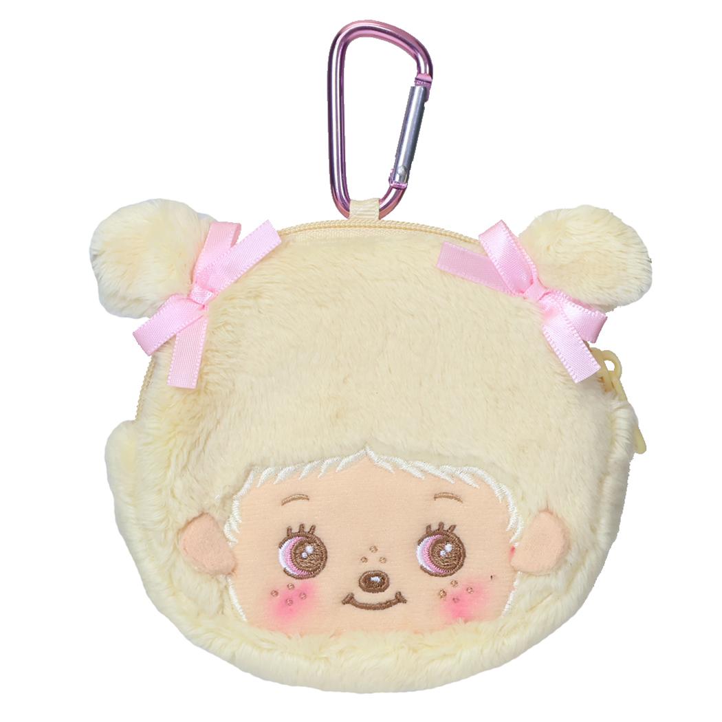 モンチッチ ミニポーチ カラビナ付きミニミニポーチ ベビチッチちゃん スウィートカラー 小物入れ キャラクター グッズ メール便可 シネマコレクション