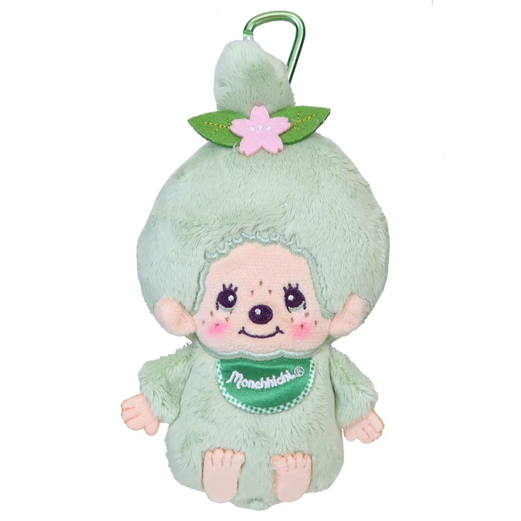モンチッチ ミニポーチ マスコットポーチ モンチッチちゃん抹茶 小物入れ キャラクター グッズ