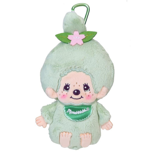 モンチッチ ミニポーチ マスコットポーチ モンチッチちゃん抹茶 小物入れ キャラクター グッズ