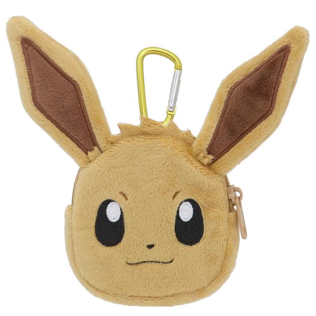 ポケットモンスター ミニポーチ カラナビ付ミニミニポーチ イーブイ ポケモン  小物入れ キャラクター グッズ メール便可 シネマコレクション