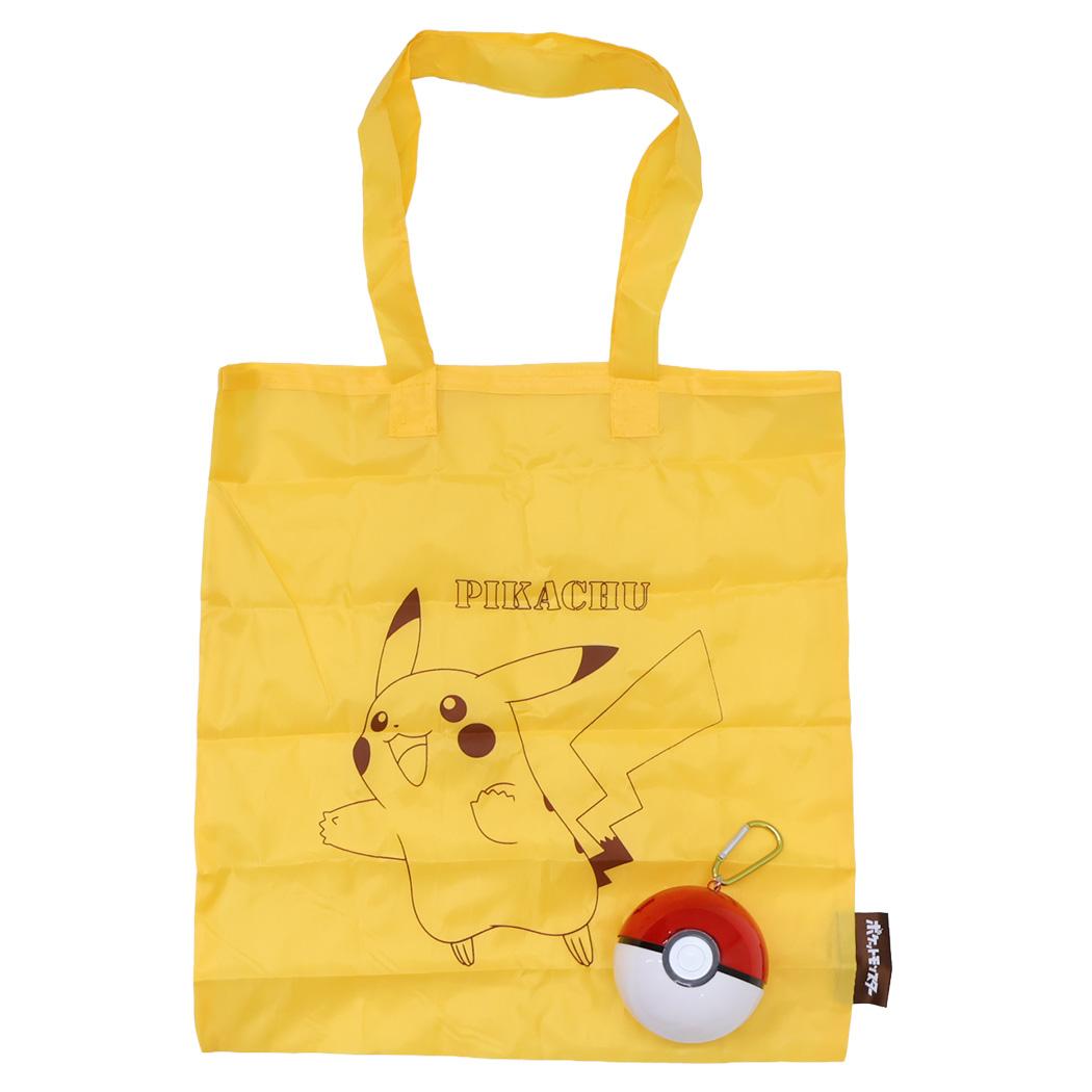ポケットモンスター エコバッグ トートバッグINモンスターボール7 ピカチュウ ポケモン お買い物かばん ショッピングバッグ キャラクター グッズ シネマコレクション