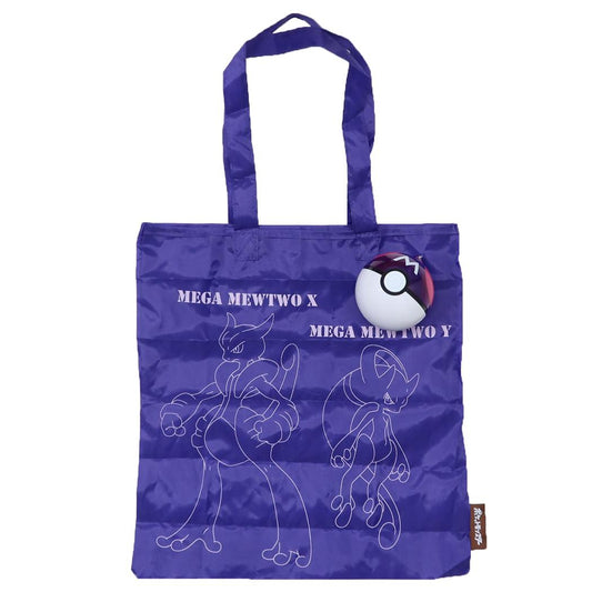ポケットモンスター エコバッグ トートバッグINマスターボール8 メガミュウツーX＆メガミュウツーY ポケモン お買い物かばん ショッピングバッグ キャラクター グッズ シネマコレクション