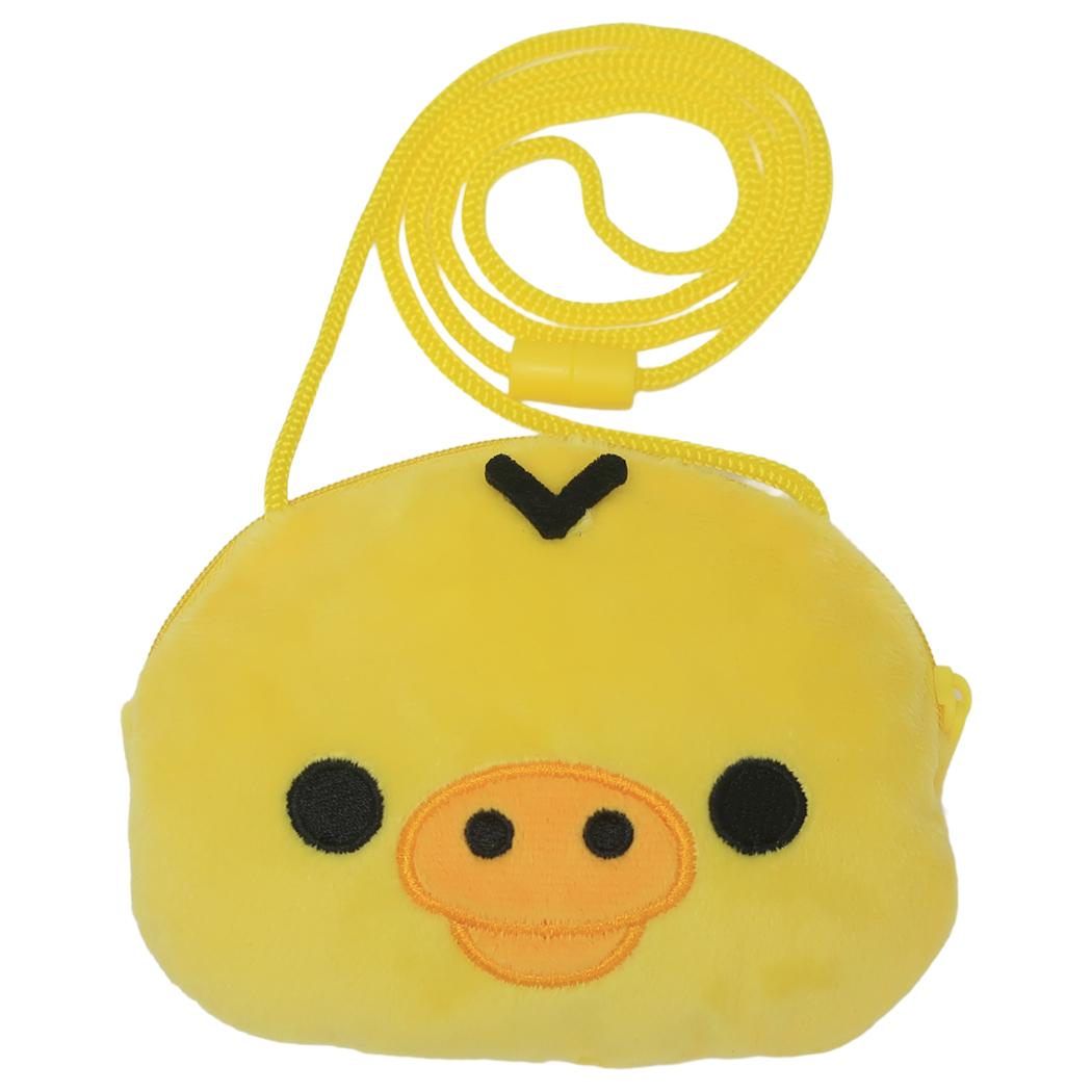 リラックマ ポシェット ネックポーチ キイロイトリ サンエックス ユニック 小物入れ キャラクター グッズ シネマコレクション