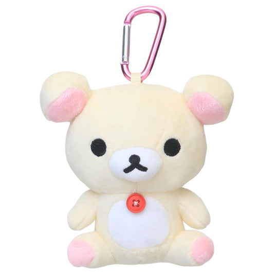 リラックマ ミニポーチ マスコットポーチ カラビナ付き コリラックマ サンエックス ユニック 小物入れ キャラクター グッズ シネマコレクション