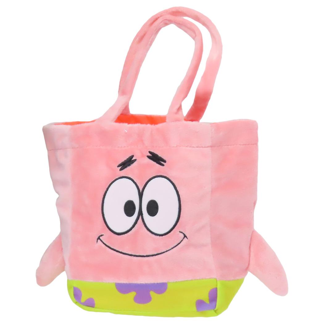 スポンジボブ トートバッグ ぬいぐるみミニトート パトリック ユニック ハンドバッグ お出掛け ミニサイズ キャラクター グッズ メール便可 シネマコレクション