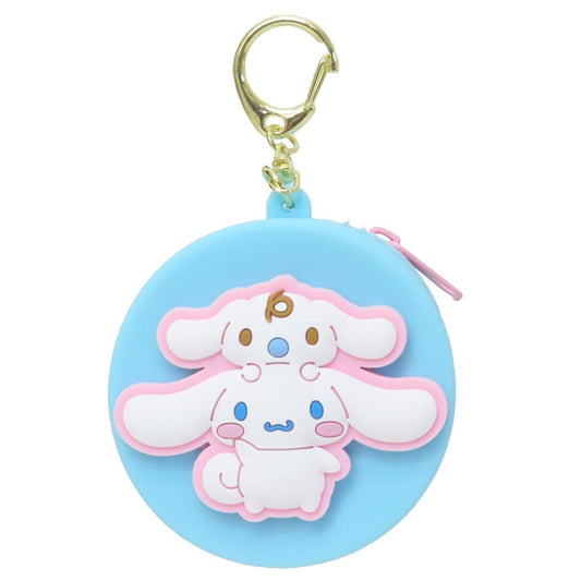 シナモロール ミニポーチ ぷっくりシリコンミニポーチ サンリオ ユニック 小物入れ キャラクター グッズ シネマコレクション