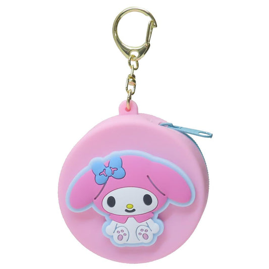 マイメロディ ミニポーチ ぷっくりシリコンミニポーチ サンリオ ユニック 小物入れ キャラクター グッズ シネマコレクション