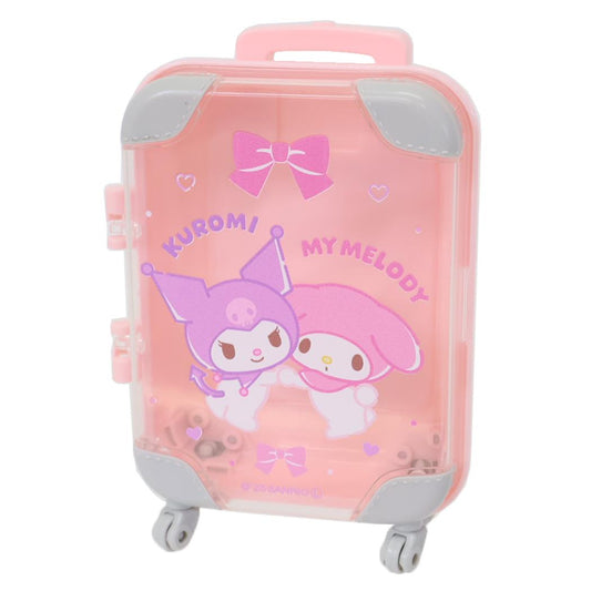 マイメロディ＆クロミ 卓上収納 プチキャリーケース3 ピンク サンリオ 収納 整理整頓 小物入れ キャラクター グッズ シネマコレクション