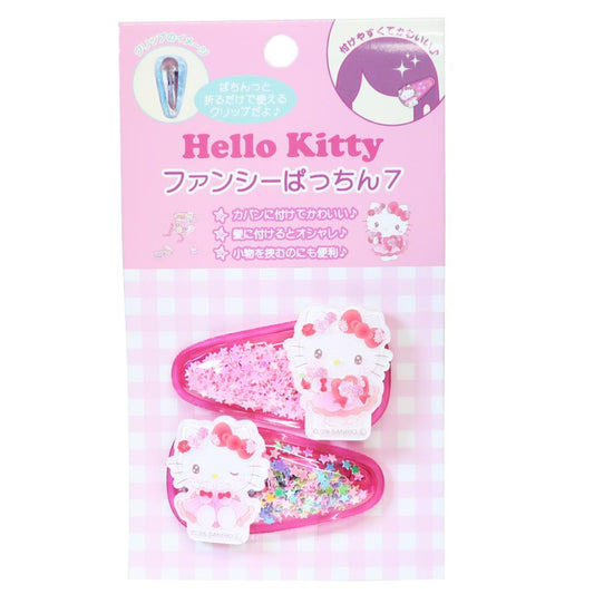 サンリオキャラクターズ ヘアクリップ ファンシー ぱっちん 7 ハローキティ Sanrio