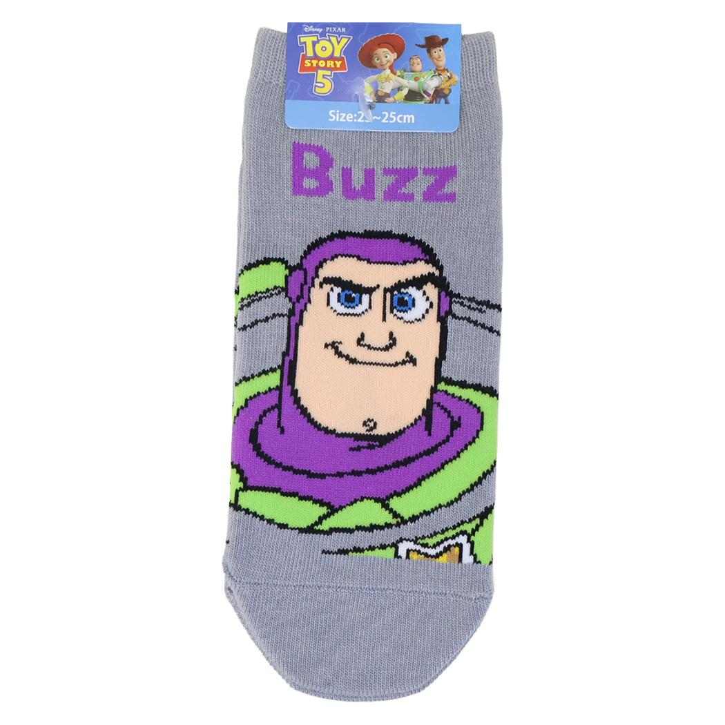トイストーリー 女性用靴下 フロントアンクル TOY5 バズ ディズニー ウイックス