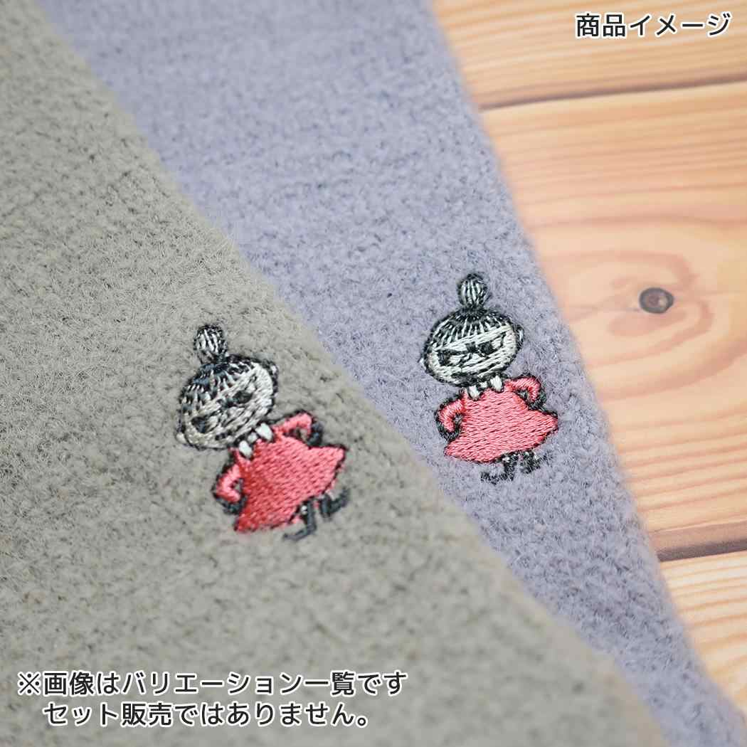ムーミン アームウォーマー リトルミイ 刺繍 グローブ フェザーネップ パープル 北欧 ウイックス