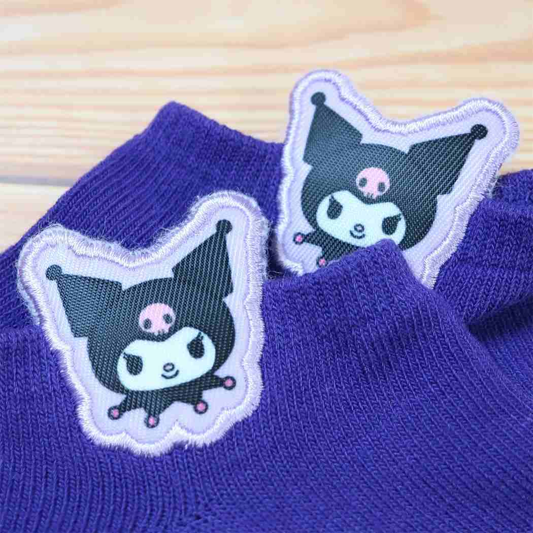 クロミ 女性用靴下 レディース アンクルソックス 刺繍 サンリオ ウイックス