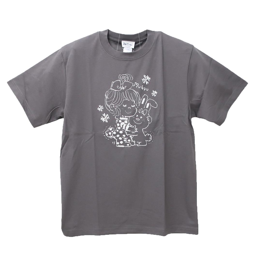 水森亜土 T-SHIRTS ドライクールタッチTシャツ ウサギ セメント ワタナベ