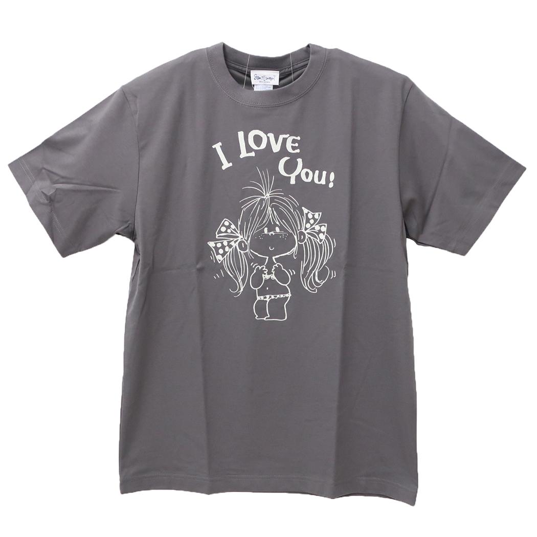 水森亜土 T-SHIRTS ドライクールタッチTシャツ リボン セメント ワタナベ