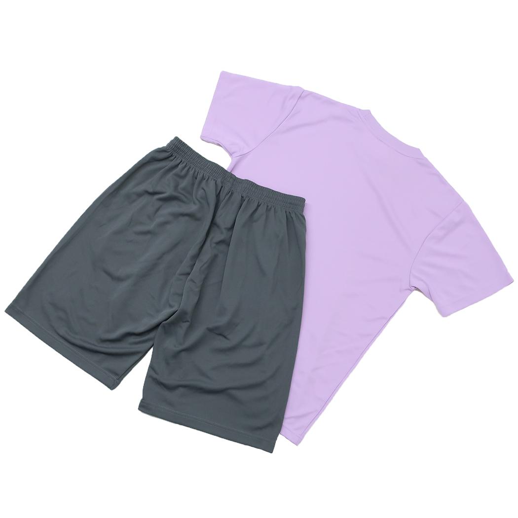 水森亜土 Tシャツ＆ズボン リラックス ドライセットアップ フラワーレイ ワタナベ