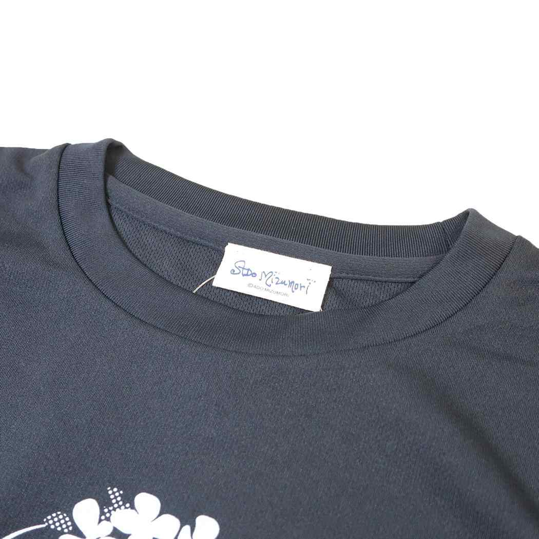 水森亜土 Tシャツ＆ズボン リラックス ドライセットアップ マーメイド ネイビー ワタナベ