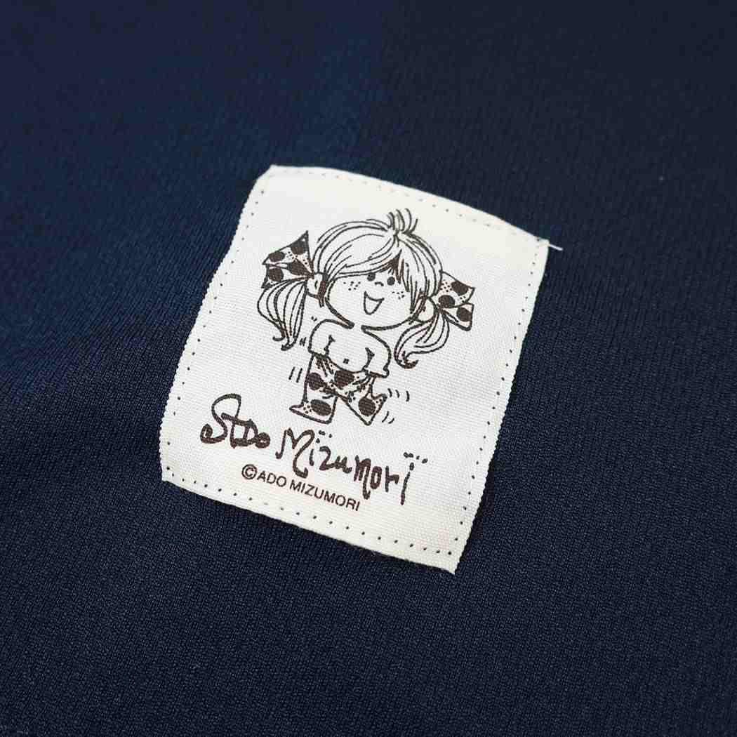 水森亜土 Tシャツ＆ズボン リラックス ドライセットアップ マーメイド ネイビー ワタナベ