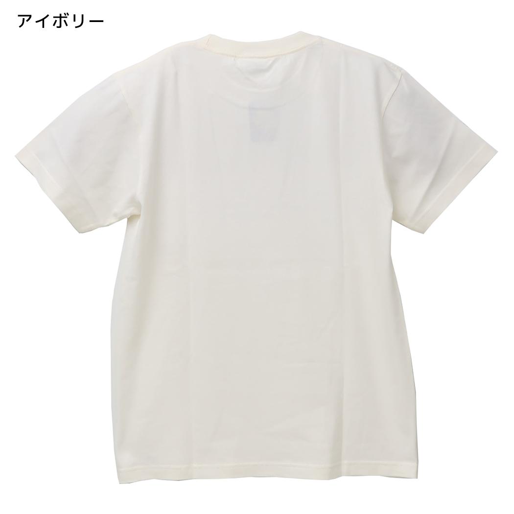 水森亜土 Tシャツ レディース T-SHIRTS フタリ アイボリー ワタナベ