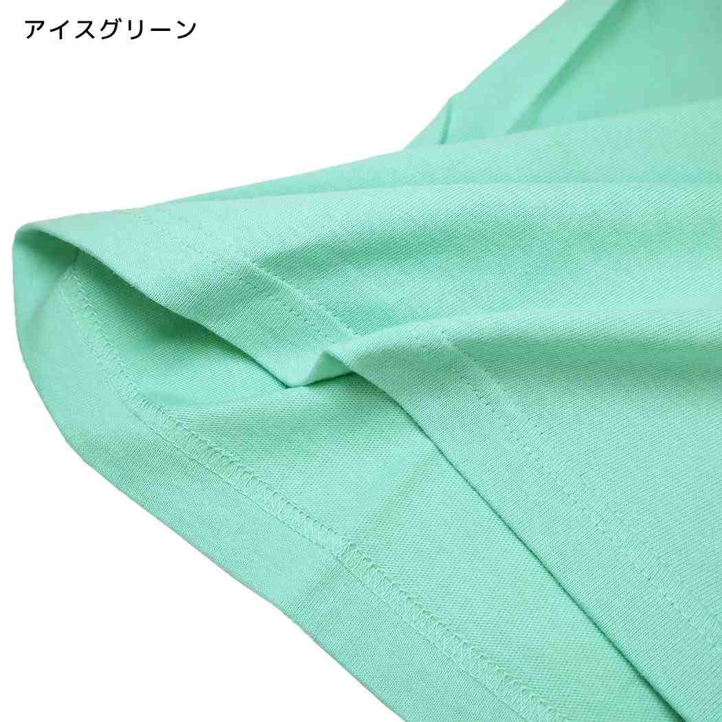 水森亜土 Tシャツ レディース T-SHIRTS ニンギョ アイスグリーン ワタナベ