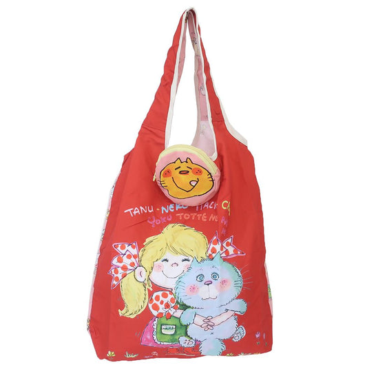 水森亜土 ショッピングバッグ エコバッグ ネコ ワタナベ お買い物かばん キャラクター グッズ シネマコレクション