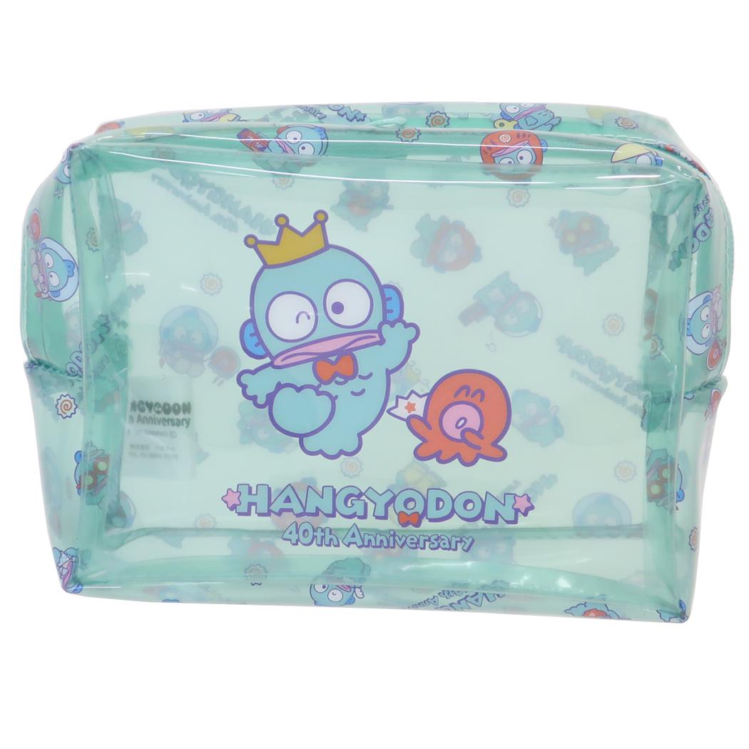 ハンギョドン クリアポーチ コスメポーチ 王冠 サンリオ ワタナベ 化粧ポーチ 小物入れ キャラクター グッズ シネマコレクション