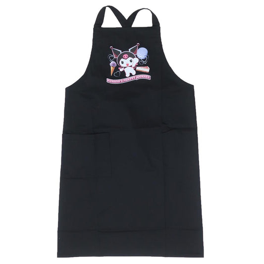 クロミ エプロン カフェエプロン ショートアニメデザイン サンリオ ワタナベ キッチン雑貨 料理 家事 キャラクター グッズ メール便可 シネマコレクション