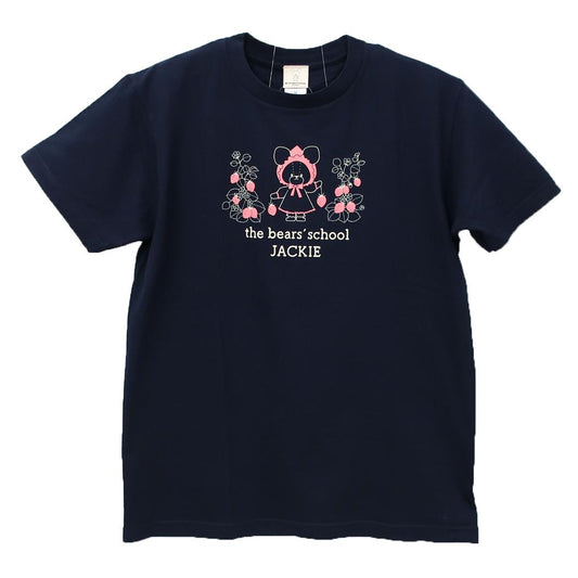 くまのがっこう Tシャツ T-SHIRTS ずきん NV Mサイズ the bears school ワタナベ 半袖 かわいい 絵本キャラクター グッズ メール便可 シネマコレクション