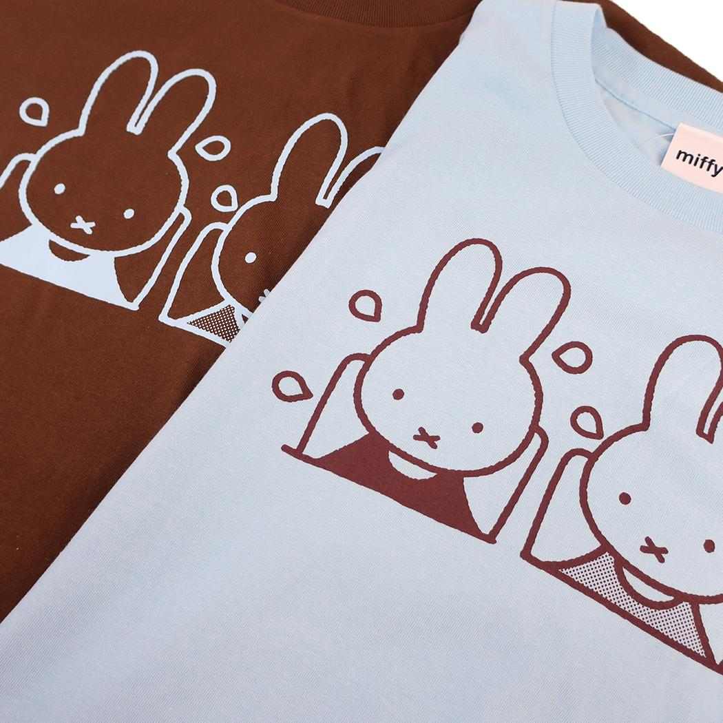 ミッフィー Tシャツ T-SHIRTS カラフルシリーズ みずあそび ダークブラウン ディックブルーナ ワタナベ