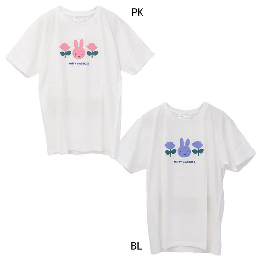 ミッフィー Tシャツ MIFFY and ROSE Mサイズ ディックブルーナ ワタナベ ファッション 絵本キャラクター グッズ メール便可 シネマコレクション