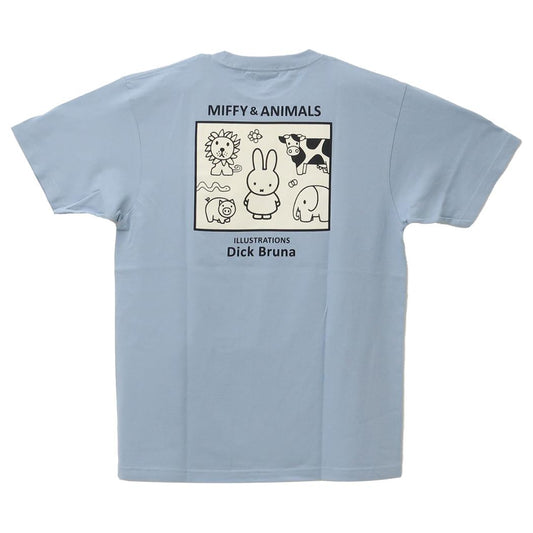 ミッフィー Tシャツ MIFFY ＆ ANIMALS Lサイズ ディックブルーナ ワタナベ ファッション 絵本キャラクター グッズ メール便可 シネマコレクション