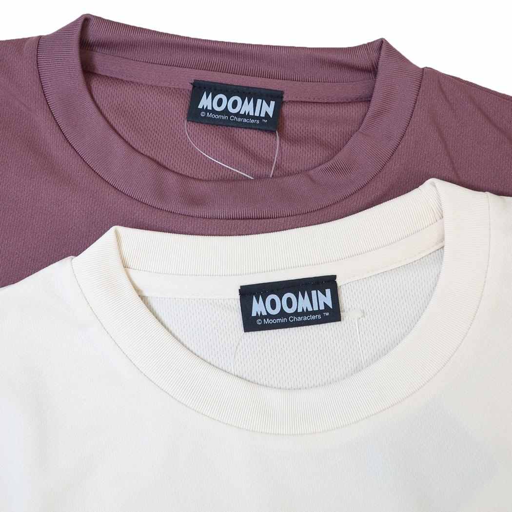 ムーミン Tシャツ リラックスドライ T-SHIRTS リトルミイ ライトベージュ 北欧 ワタナベ