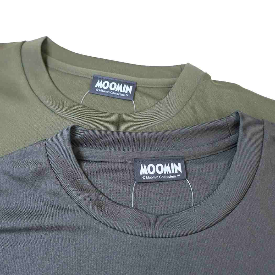 ムーミン Tシャツ リラックスドライ T-SHIRTS スナフキン スモークブラック 北欧 ワタナベ