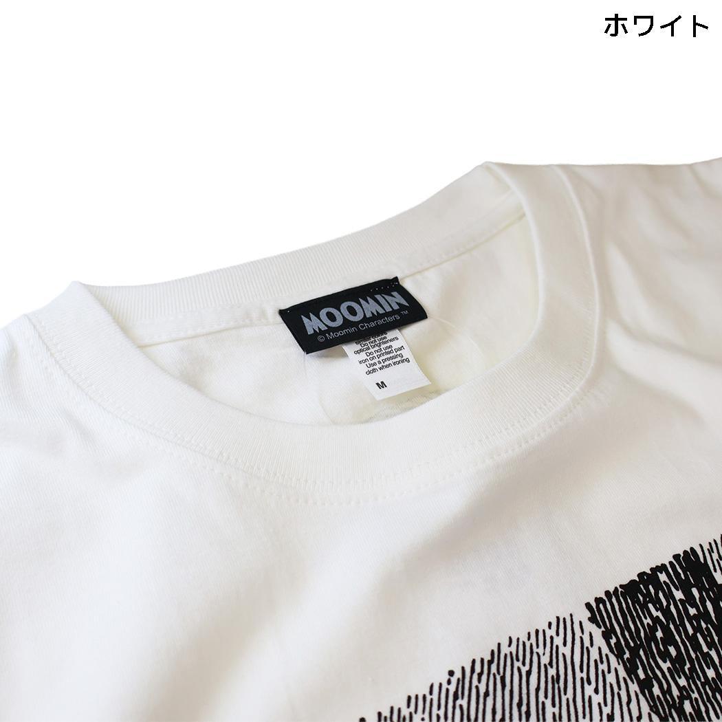 ムーミン T-SHIRTS プレミアムTシャツ 海へ行く ムーミン＆ムーミンママ L ホワイト 北欧 ワタナベ