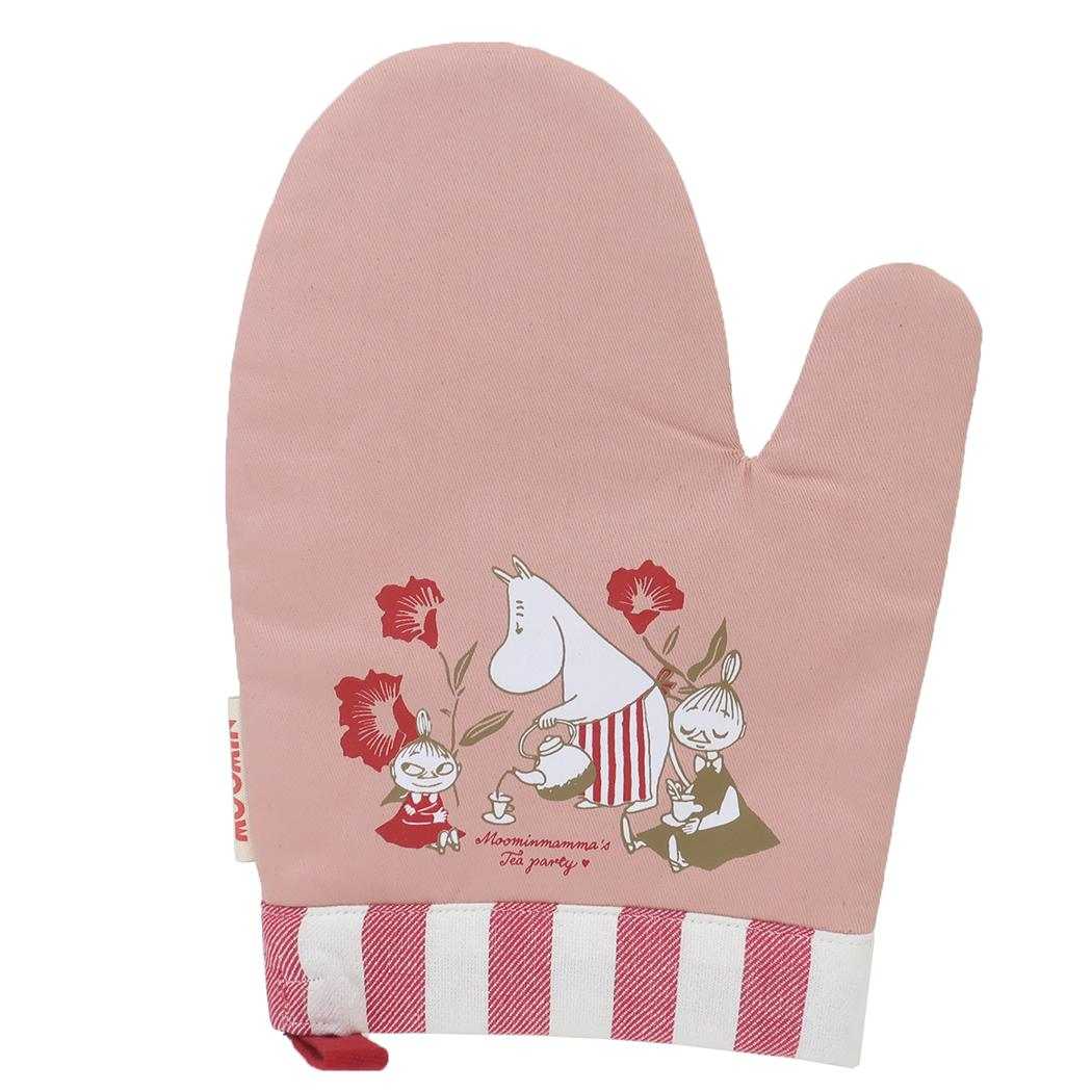 ムーミン 鍋つかみ ミトン mama'sTea party PK 北欧 ワタナベ キッチン雑貨 プレゼント キャラクター グッズ メール便可 シネマコレクション