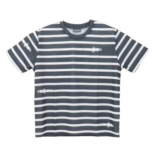 ムーミン Tシャツ ドライメッシュTシャツ ニョロニョロ BKxWH 北欧 ワタナベ 半袖 キャラクター グッズ メール便可 シネマコレクション